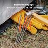 Палаточные колышки Boundless Voyage 4/8/12 шт. - Титановый сплав - Для кемпинга - Ti4005P (8 шт)