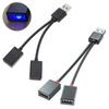 USB-разветвитель, 1 штекер на 2 гнезда, USB-удлинитель, зарядный шнур, адаптер питания, преобразователь-сплиттер
