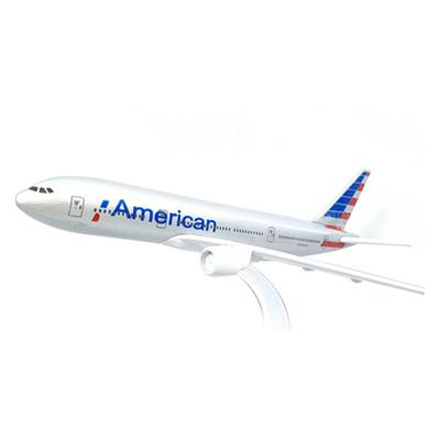 Премиальная модель самолета литье под давлением - American Airlines Boeing 777 (16см)
