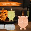 Формы из эпоксидной смолы Сова Арт Силиконовые формы для смолы Для поделок Инструмент для изготовления свечей Арт-проект Для домашнего декора Хэллоуин Поделки