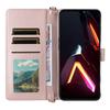 Быстрая доставка для ZTE nubia Neo 3 5G Многофункциональный кожаный чехол для телефона с 6 слотами для карт и ремешком на запястье