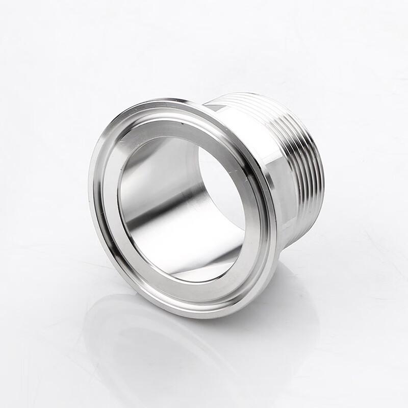 ZHUYU 304 Stainless Steel Sanitary Quick-Install Hexagonal Male Thread Clamp