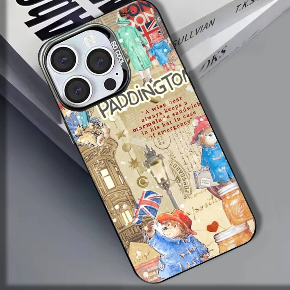 Cartoon P-Paddington B-Bears Phone Case For iPhone 16,15,14,13,12,11,8,7,Pro,Max,Plus,Mini,XS,SE Shockproof Matte Cover