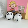 Adorable Panda Plush Toy Keychain Cute Black And White Stuffed Animal Bag Charm
