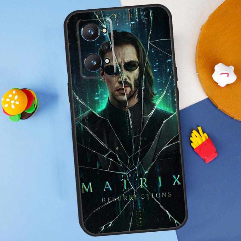 Чехол Matrix 4 Art для Realme GT 6 6T 5 GT7 Pro C61 C75 C55 C51 C21Y C25S C67 C53 13 12 10 11 14 Pro Plus
