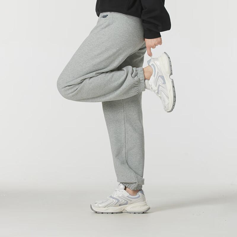 New Balance Повседневные брюки женские серые MLE32032-MGR