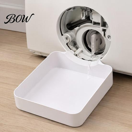 Front Load Washer Drip Pan Washing Machine Drain Pan, Heavy Duty Leak Proof Drainage Plastic Spill Tray Tray, Floor Protection for Durable Catcher