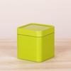 1 шт. Мини-жестяная коробка для хранения, герметичная чайная банка, маленькая квадратная банка для кофе, контейнер для чайных листьев, небольшие жестяные коробки для хранения специй