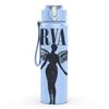 1PC Nirvana Angel Silhouette 750ml sports water bottle leakproof straw lid outdoor office home
