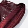 Women's Street Style Leather Suit: Double-breasted Waist-cinching Jacket & A-line Skirt Set