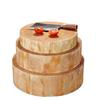 Hengxi Pine Wood Round Cutting Board