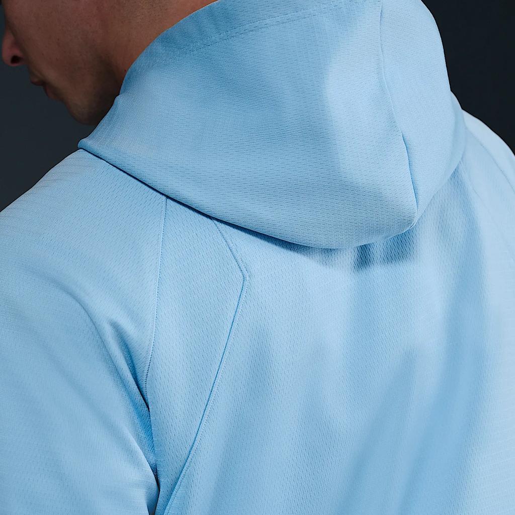 Nike Худи Therma-Fit Swoosh Kobe Fashion Мужские Худи Mind-Blue White HJ8109-422