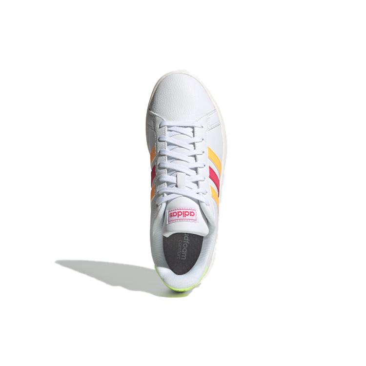 adidas Женские Neo Grand Court 'Белый Розовый Оранжевый' EG8146