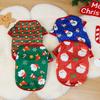 Halloween Small and Medium Dog Sweater Christmas Pet Clothes Bicycles Thanksgiving Dog Clothes Thin
