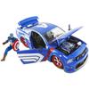 JADA TOYS 1/24 Scale HWR Marvel 2006 Ford Mustang GT with Captain America (Product Code: 26067)