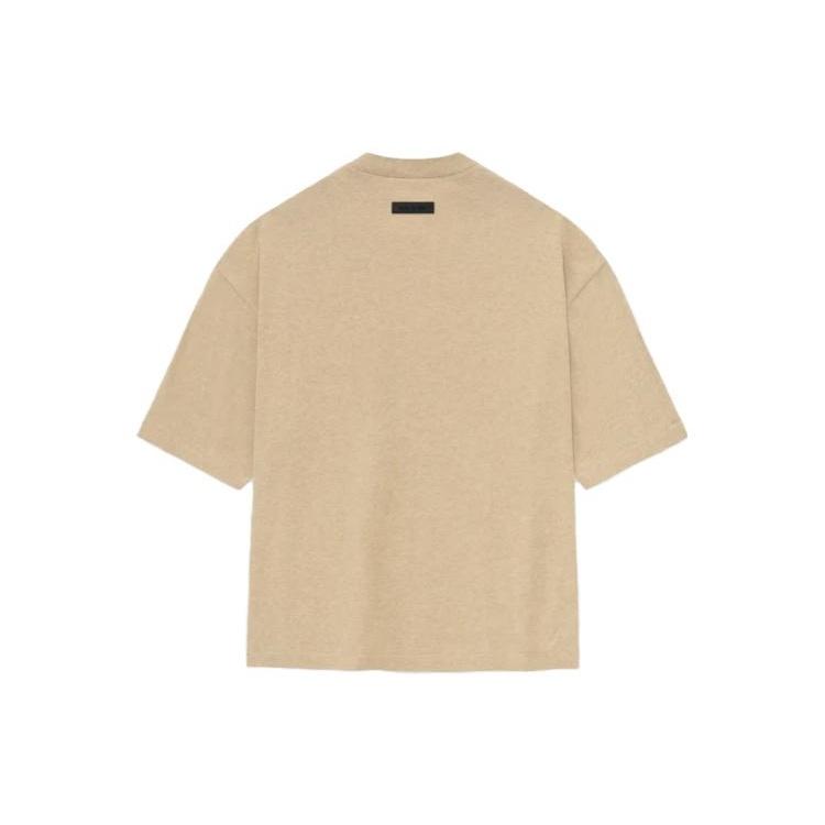 Fear of God Essentials Футболка FW23 'Gold Heather' Мужская 125BT232003F