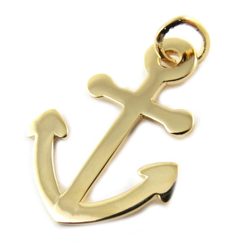 Les Trésors De Lily [P0723] - Позолоченный кулон «Морской якорь»