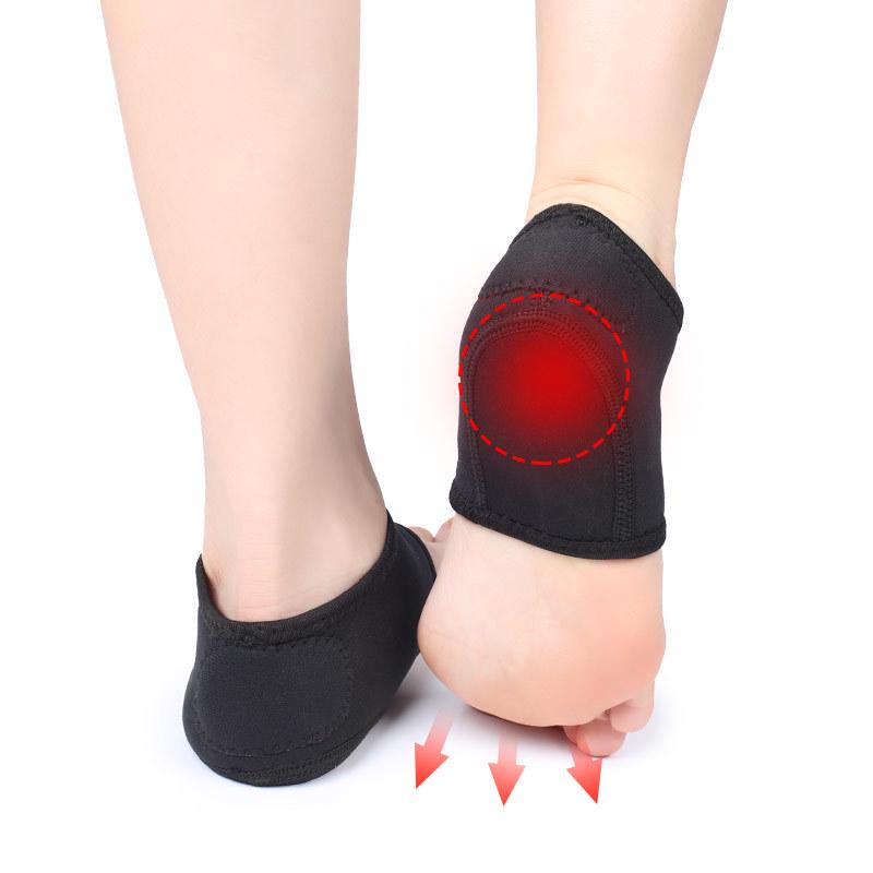 Unisex Black Red Heel Protection Socks - Foot Cover & Shoe Protector