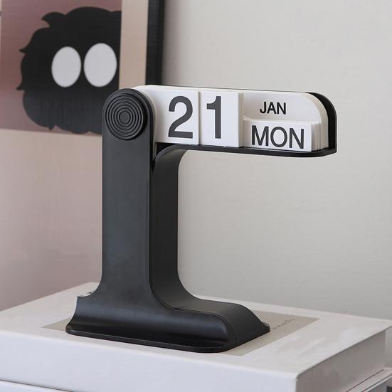 Desk Calendar Standing Flip Calendar Desk Plastic Daily Schedule Planner Modern Farmhouse