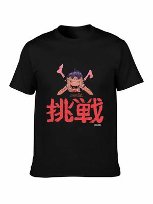 ВИНТАЖНАЯ ФУТБОЛКА GORILLAZ DARE Черная Размер США S - 3XL Короткий рукав