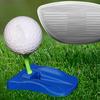 4 Pcs Turf Base Hinged Artificial Turf Tee for Golf Simulator Practice Includes 5 Pre-Cut Tee Variety Packs for Driving Range Home Training