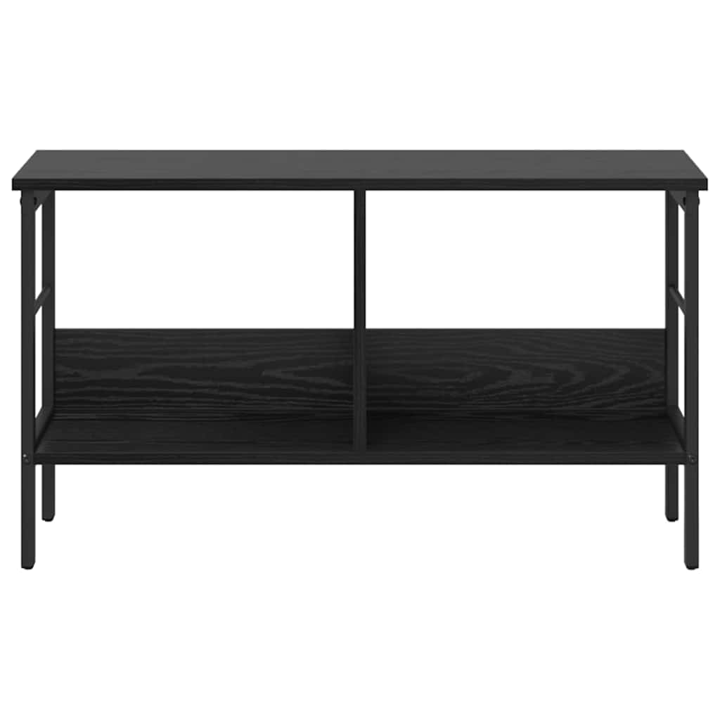 Bookshelf Black Oak Effect 82 x 32 x 47 cm Engineered Wood