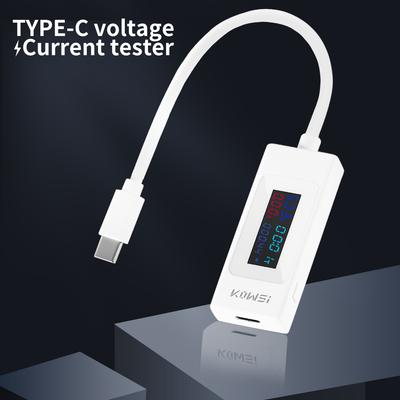 Type-c Тестер напряжения и тока KWS-065C Цифровой вольтметр-амперметр LCD Зарядное устройство для телефона Детектор аккумулятора Монитор напряжения