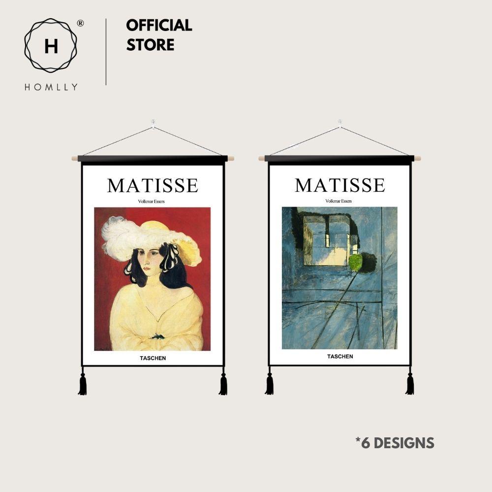 HOMLLY Matisse Mid Century Modern Home Wall Hanging Tapestry Painting