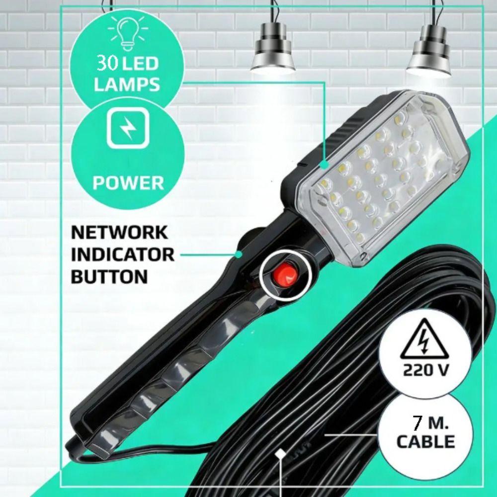 Powerful LED Handheld Work Light With Magnet Rechargeable Work Light Warning Light