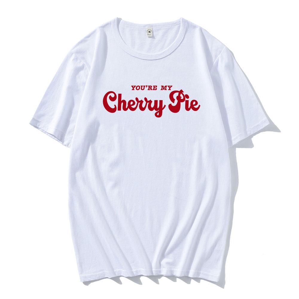 You're My Cherry Pie Song Tees I Said I Love You First Album Tshirts Selena Gomez & Benny Blanco Graphic T-shirt Men Top Short Sleeve Cotton Tee