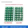 SOP8 SMD to DIP Adapter Board with SSOP8/TSSOP8 Compatibility, 0.65/1.27mm Pitch, Includes Pin Headers