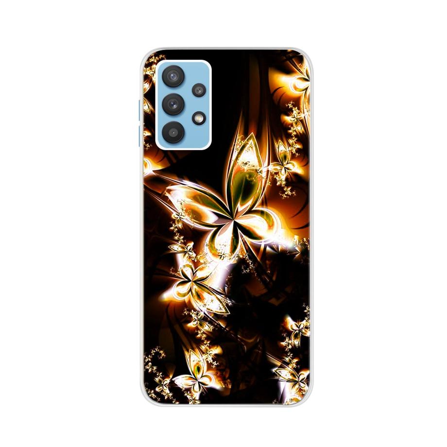 Чехол для мобильного телефона для Samsung Galaxy A32 Чехол Космические туманные узоры Coque Cover НА Samsung A32 4G A 32 5G A325F A326B Задняя крышка