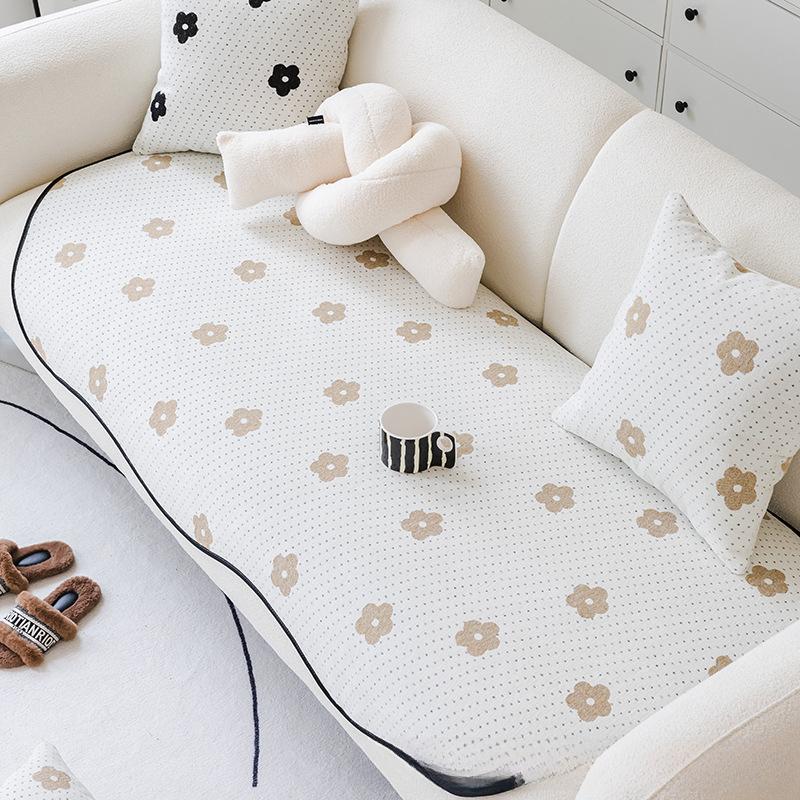 Диванная подушка специальной формы Four Seasons Universal Irregular Straight Row Tofu Block Диванная подушка Нескользящий Чехол для дивана Полотенце
