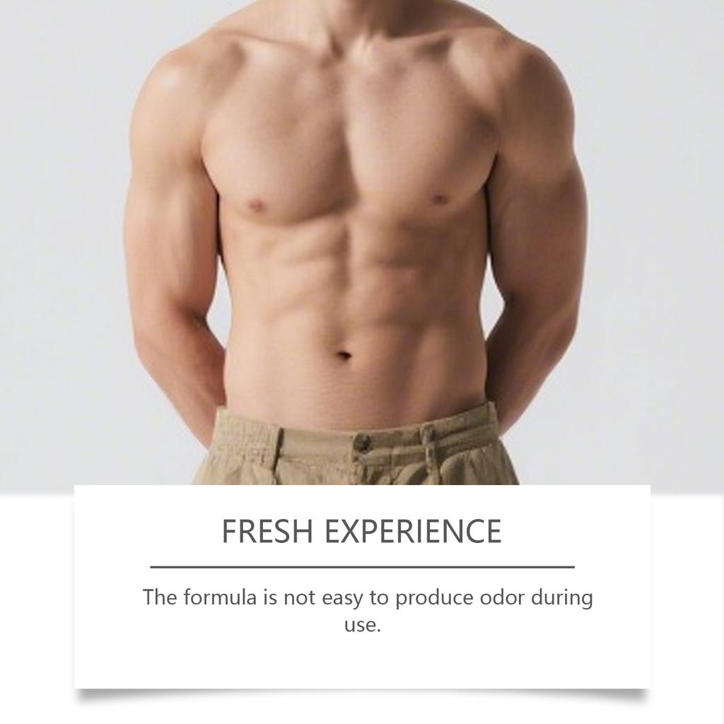 Men's Gentle Hair Removal Cream  Excess Male Body Hair. It Gently And Quickly Hair From Private Areas Without Any Odor