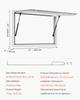 VEVOR Concession Window 92x61 cm, Aluminum Alloy Frame Service Window for Food Truck