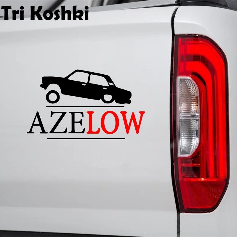 Tri Koshki H1480 AZELOW ВАЗ 2107, автомобильная наклейка, виниловые наклейки, светоотражающая наклейка на автомобильный бампер, ноутбук, холодильник, настенная дверь