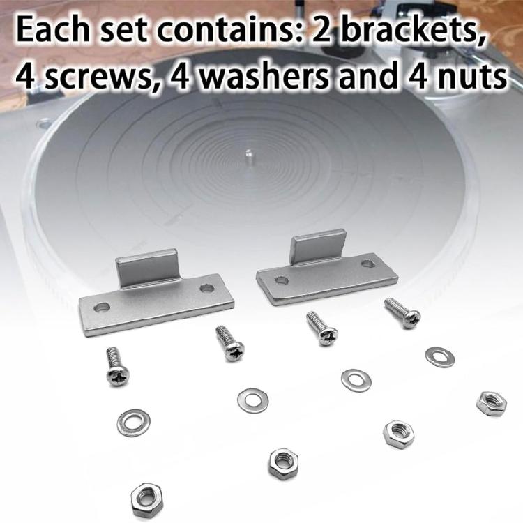 Turntable Cover Repair Dust Hinges Tabs Hinge Brackets For Technics Sld1