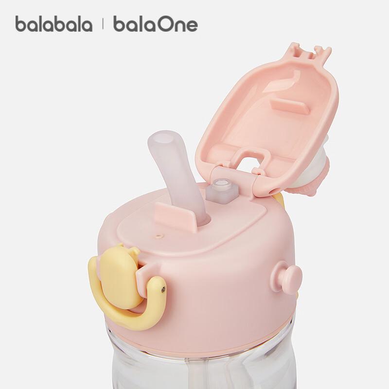 Balabala Children's Portable Spray & Straw Water Bottle