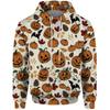 Halloween Skeleton Sweatshirts for Men Aethic Ghost Pumpkin Anime Sweatshirt  2024 New 3D Printed Sweatshirt Hoody Men's Hoodies