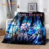 3D Cute Puella Magi Madoka Magica Cartoon Blanket,Soft Throw Blanket for Home Bedroom Bed Sofa Picnic Travel Cover Blanket Kids