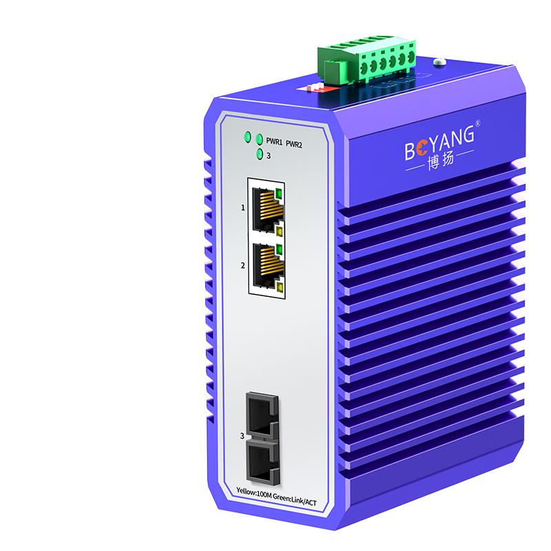 Boyang Industrial 100Mbps Fiber Optic Ethernet Converters