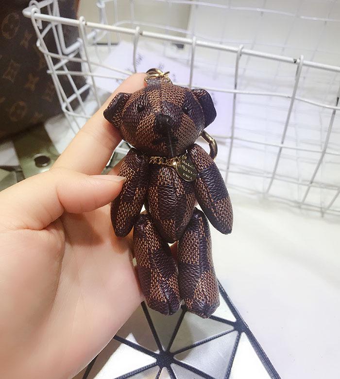 Милый корейский мультяшный брелок в виде медведя - стильный аксессуар для пар