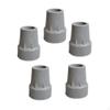5x Crutch Tips Sturdy Accessories High Performance Walking Stick Rubber