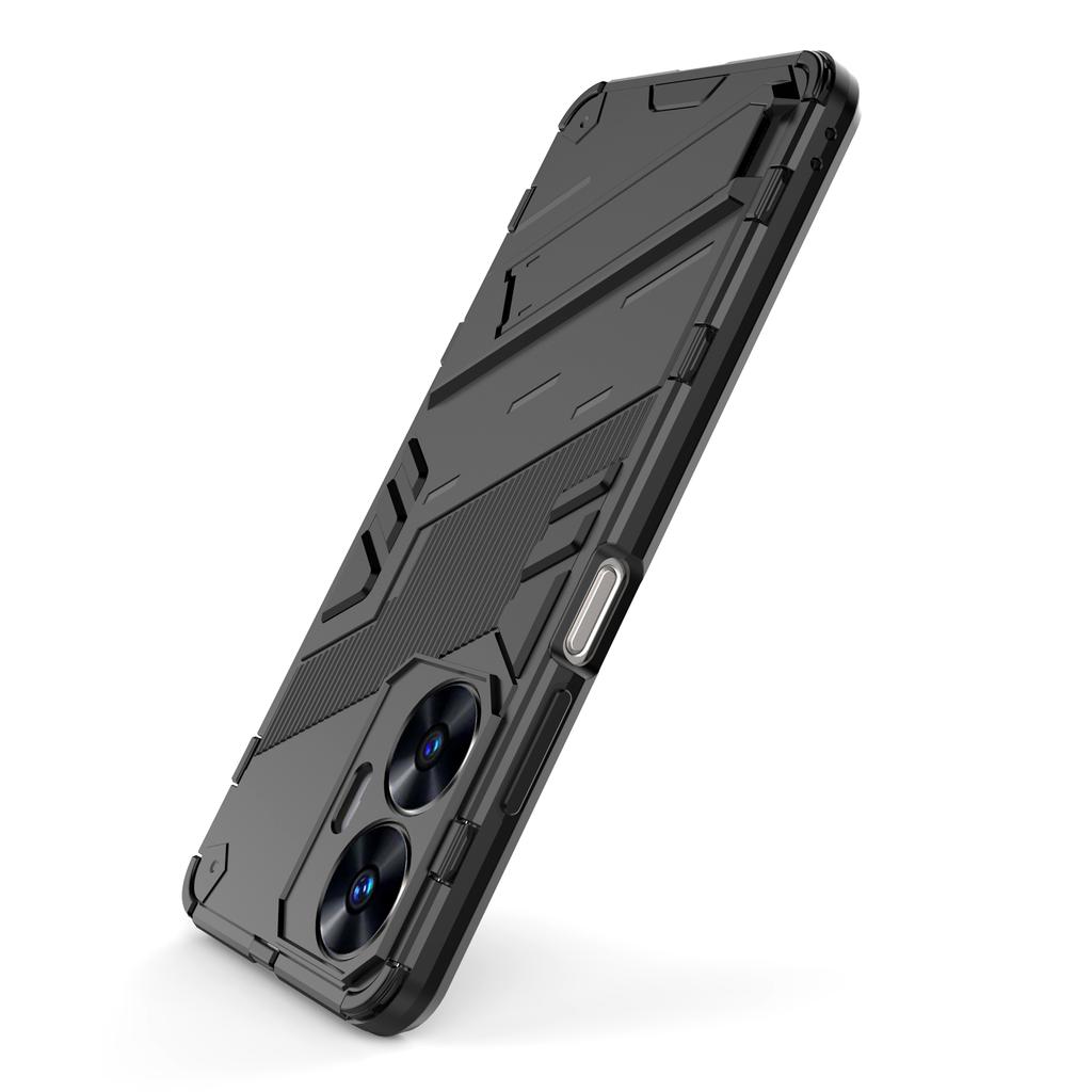 Для Realme C55 4G Чехол-подставка для телефона Защитный чехол из ПК+ТПУ против царапин