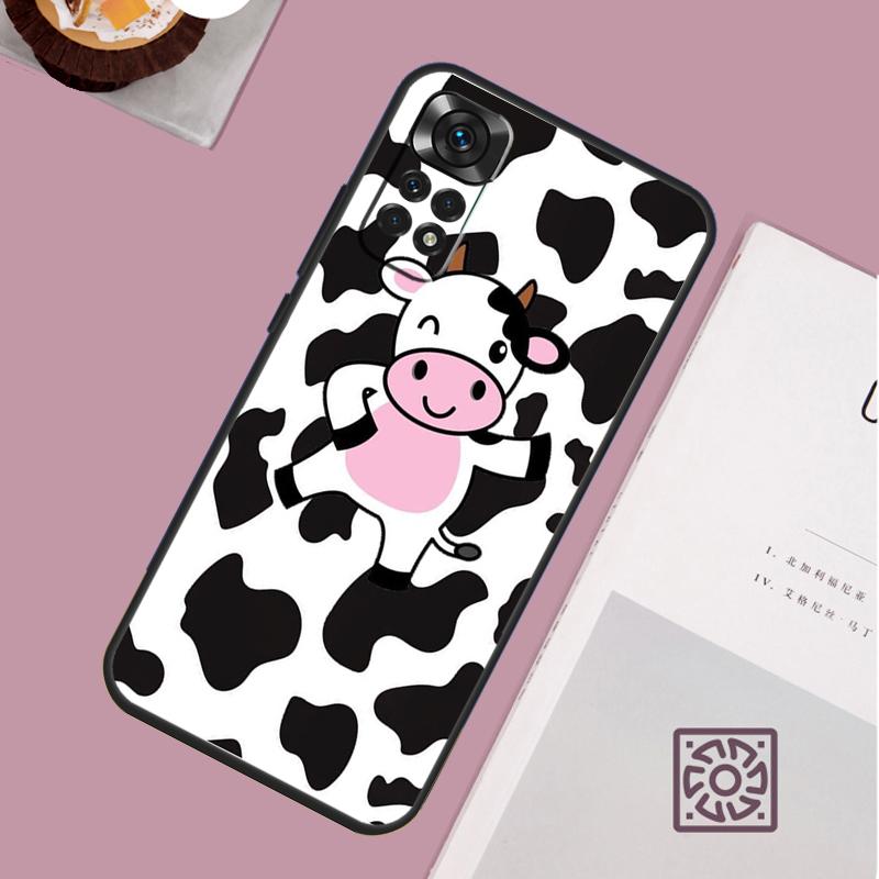 Чехол-книжка с коровьим принтом для Xiaomi Redmi Note 14 13 12 11 15 Pro Plus Redmi 15 13 10 10C 12C 13C 14C 15C