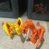 Charizard 3D-печатная модель подвижного суставчатого огнедышащего дракона с множеством форм, украшениями, коллекционными подарками
