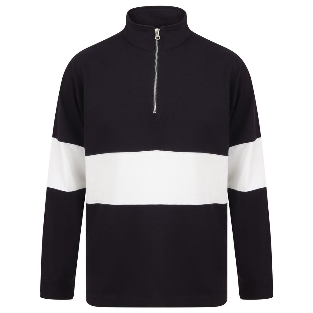 Front Row Топ унисекс для взрослых со вставками на молнии и воротником