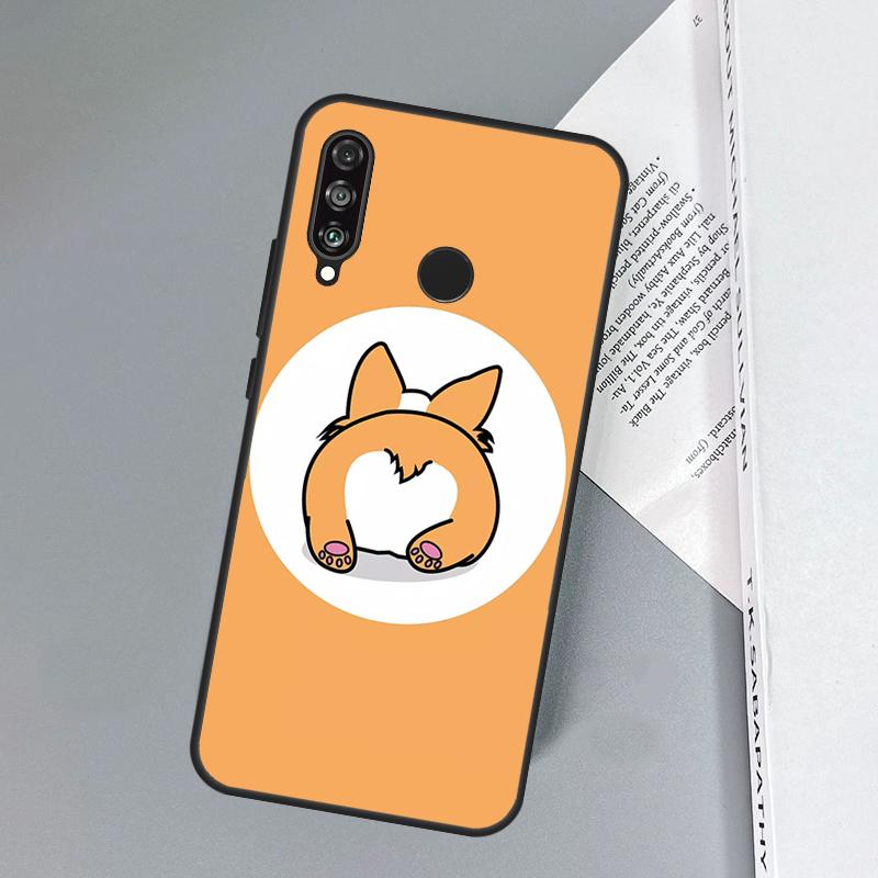 Мультяшный корги Для Huawei Nova 11i 12i 12s 8i 7i Y73 Y70 Y90 Y60 Y72 Y61 Y91 9 10 SE P30 Pro P40 Lite Чехол
