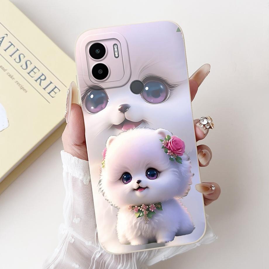 Чехол для Xiaomi Redmi A1+ A2+ A1 A2 A3 A3X A3 Pro Funda Redmi A5 A4 С рисунком Сердце Бантик Цветочный Мотив Чехол Мягкий Силикон