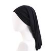 Solid Color Sleep Cap Long Tail Head Wrap Comfortable Durag Cap  Unisex